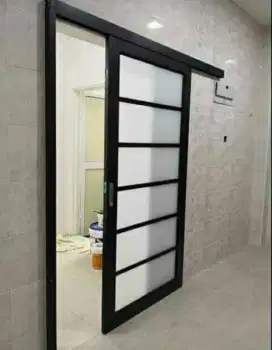 Pintu sliding almunium dan jendela aluminium