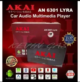 Headunit android 9 inch Akai japan ram 2/64 GB free kamera mundur ahd