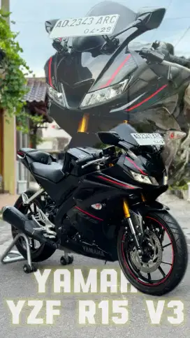 Yamaha YZF R15 V3 BLACK AD Siap Gass