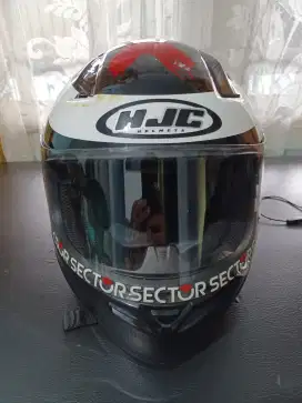 Jual helm merk HJC lorenzo spesial edition original mulus