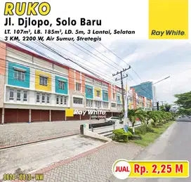 Dijual Ruko 3 Lantai Baru Kawasan Bisnis Solo Baru di Jl. Dlopo