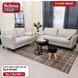 Sofa set livy ruangan tamu