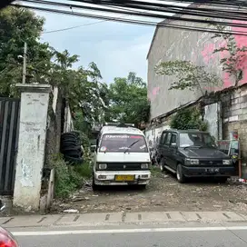 Kavling bagus pinggir jalan raya cocok untuk usaha di Pondok Jaya