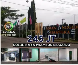 Butuh uang segera, jual rumah Perumtas 5 Prambon Sidoarjo 245 jt saja