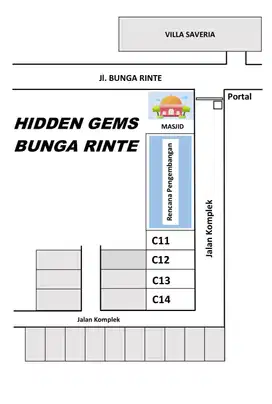 Rumah Cantik Murah Jl Bunga Rinte Medan