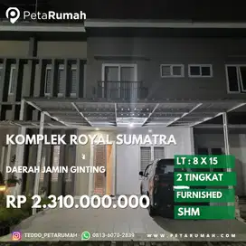 villa furnished royal sumatera daerah jamin ginting