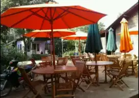 Meja cafe payung,meja payung,meja outdoor