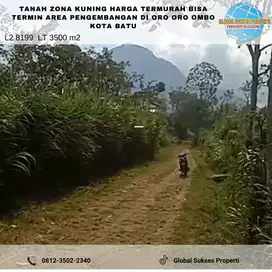 TANAH KEBUN ZONA KUNING HARGA RAMAH DI ORO ORO OMBO KOTA BATU.