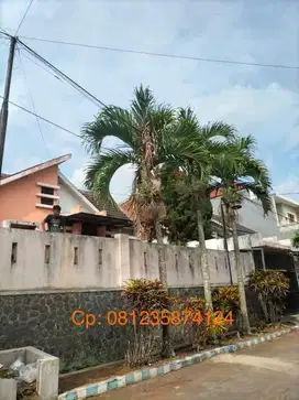 Jual tanah luas 230m2 di perumahan, bonus rumah type 45