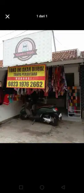 Di jual kios dekat dengan pasar lokasi strategis dekat dengan pasar