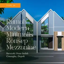 Rumah Murah Minimalis Mezzanine di Cinangka Depok