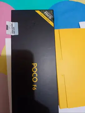 HP Xiaomi Poco F6 8/256GB Warna Hitam Pemakaian 1 Minggu