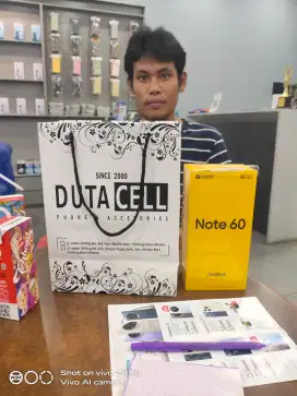 DIJUAL REALME NOTE 60 4/64 GARANSI 1 TAHUN