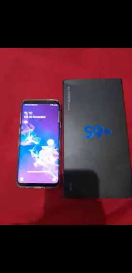 Samsung s9 plus blue ex sein mulus banget fullset ori rare