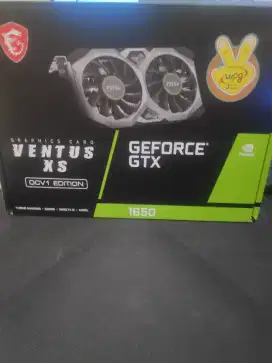 VGA MSI Nvidia GTX 1650 4GB & RAM Venom RX 8x2 16GB Black RGB