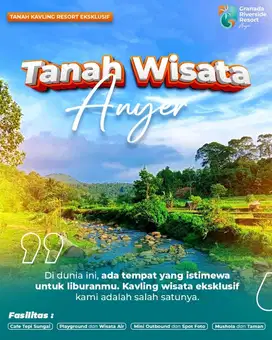 Tanah Kavling Eksklusif Di Kawasan Wisata, Anyer, Serang Banten