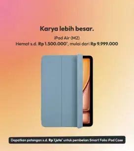 #Kredit iPad Air M2 Proses 15 Menit