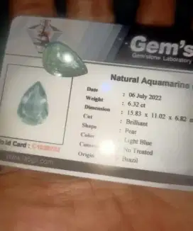 Natural AQUAMARINE