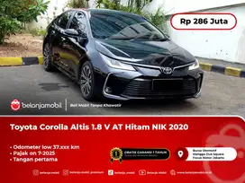 [LOW KM] Toyota Corolla Altis 1.8 V AT NIK 2020 Pemakaian 2021