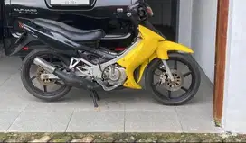 satria hiu 2004 hitam kuning sesuai surat