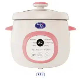 Baby Safe Digital Slow Cooker 1.5L (LB017)