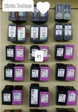 Menerima cartridge baru dan bekas