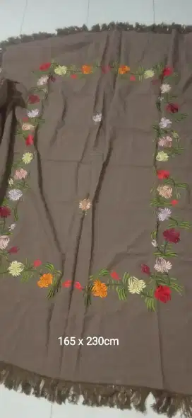 Vintage taplak meja makan bordir
