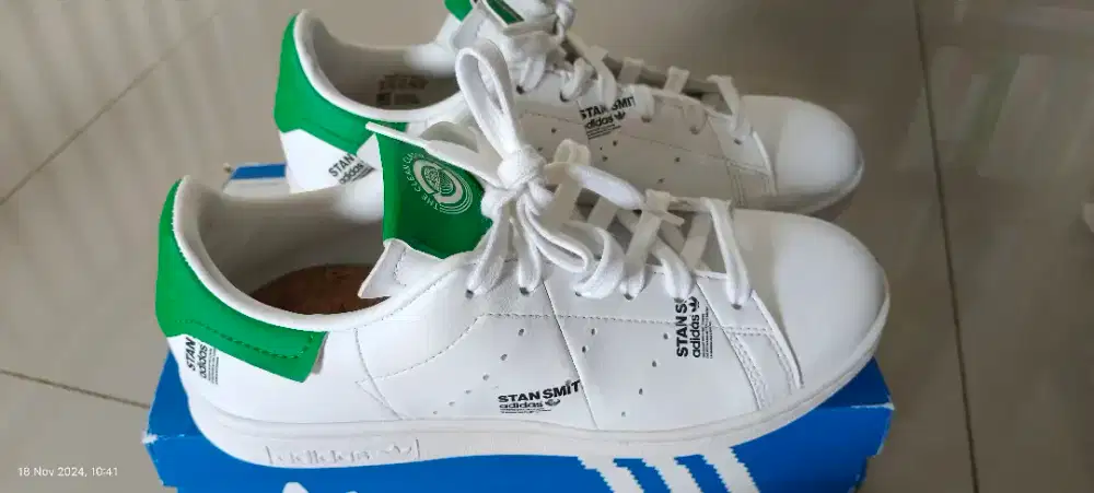 Sepatu Adidas Stan Smith Primegreen uk 37,5