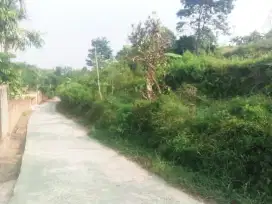 Dijual lahan datar view Gunung Salak