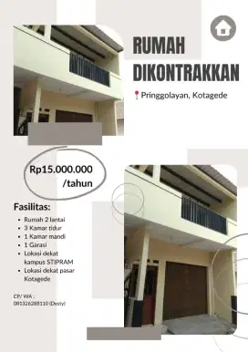 Dikontrakan Dekat Kampus Stipram