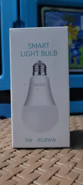 BARDI Smart Lamp BLUETOOTH BT 9W 9 Watt RGB Wireless Lampu Tidur Warna