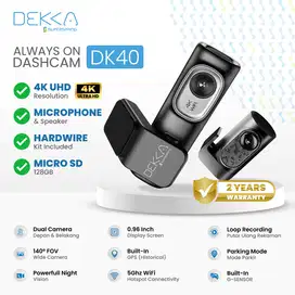 DASHCAM RESOLUSI 4K GARANSI RESMI DEKKA 2 TAHUN