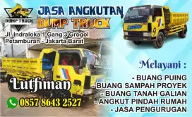 Jasa buang puing dan sampah proyek