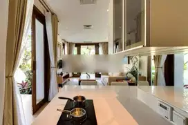 Luxury villa view laut dari lantai dua di Canggu, 6 kamar tidur