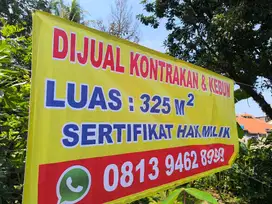 DIJUAL KONTRAKAN DAN KEBUN