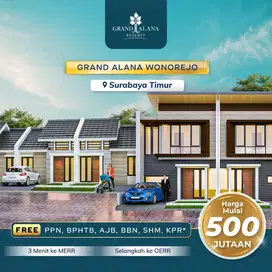 Rumah KTP Surabaya Timur TAPI harga kaya Sidoarjo