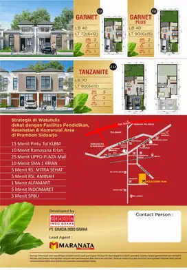 RUMAH TANPA DP  MILESTONE PARK