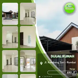 Dijual Rumah Komplek Terbaru Daerah Rumbai Pekanbaru Kota