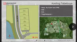 Kavling Komersial Lokasi Terbaik di Pusat BSD City. Kavling Tabebuya