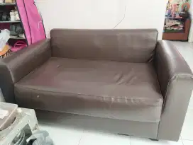 KURSI KULIT sintetsi / SOFA / KURSI TAMU / SOFA MINIMALIS