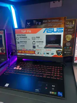 KREDIT ASUS TUF GAMING F15 INTEL CORE I5-12500 8/512GB RTX 3050 4GB