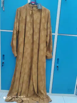 Baju gamis bahan adem elegan