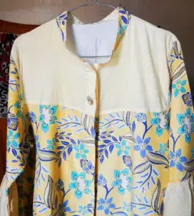 Baju Batik Kuning Gading