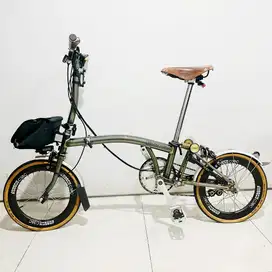 Sepeda Brompton Raw Lacquer Original Second