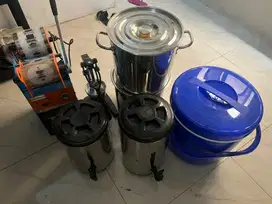 Perlengkapan jualan teh