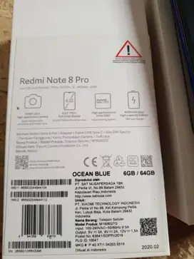 redmi note 8 pro fullset