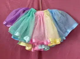 Rok tutu rainbow bayi