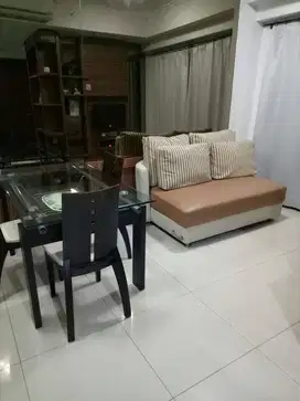 SEWA HARI BULANAN TAHUNAN WATERPLACE RESIDENCE 2BR 56m2 LANTAI SEDANG