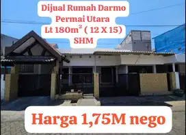 Termurah Rumah Darmo permai utara dekat pasar modern Hr. Muhammad