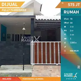 Dijual Rumah Siap Huni Furnish Di Pandanwangi Blimbing Malang